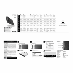 AXAGON EE35-XA3 external 3.5" enclosure, USB 3.0, SATA II, aluminium - black - Image 15