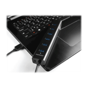 AXAGON HUE-SA7BP USB-A-Hub, 7x USB 3.0, 1x Micro-USB - 400 mm kabelis, Power Supply - Image 14