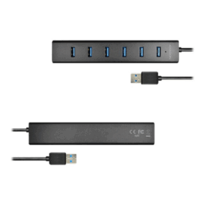 AXAGON HUE-SA7BP USB-A-Hub, 7x USB 3.0, 1x Micro-USB - 400 mm kabelis, Power Supply - Image 8