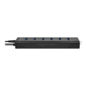 AXAGON HUE-SA7BP USB-A-Hub, 7x USB 3.0, 1x Micro-USB - 400 mm kabelis, Power Supply - Image 11