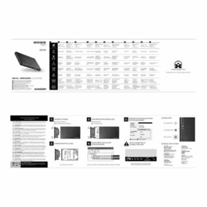 AXAGON EE25-XA6 external 2.5" enclosure, USB3.0 / SATA 6G, aluminium - black - Image 11