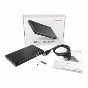 AXAGON EE25-XA6 external 2.5" enclosure, USB3.0 / SATA 6G, aluminium - black - Image 6