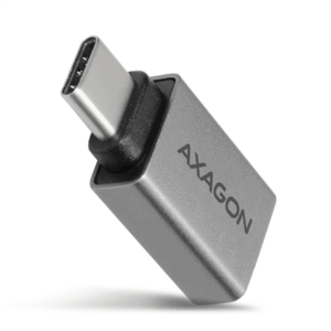AXAGON USB-C 3.1 M to USB-A F Adapter, Aluminium - black - Image 3