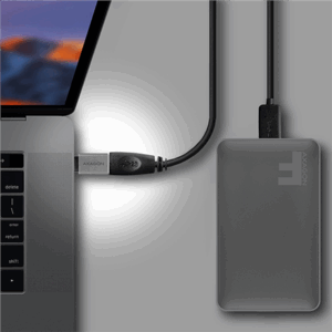 AXAGON USB-C 3.1 M to USB-A F Adapter, Aluminium - black - Image 12