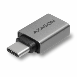 AXAGON USB-C 3.1 M to USB-A F Adapter, Aluminium - black - Image 5