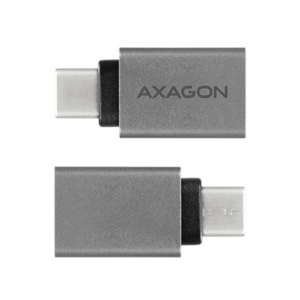 AXAGON USB-C 3.1 M to USB-A F Adapter, Aluminium - black - Image 9