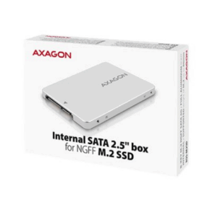 AXAGON RSS-M2SD enclosure for M.2 SATA SSDs up to 2280 - Aluminium, silver - Image 10