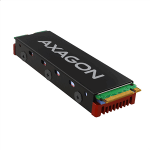 AXAGON CLR-M2 passive M.2 SSD heatsink - 2280, aluminium, raudonos spalvos - Image 4