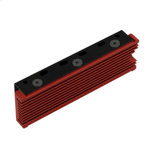 AXAGON CLR-M2 passive M.2 SSD heatsink - 2280, aluminium, raudonos spalvos - Image 7