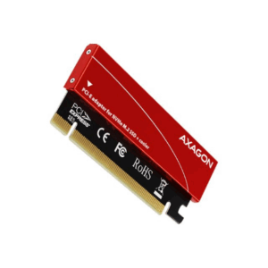 AXAGON PCEM2-S PCIe-3.0-x16-Adapter, 1x M.2-NVMe-SSD, bis 2280 - passive cooling - Image 3