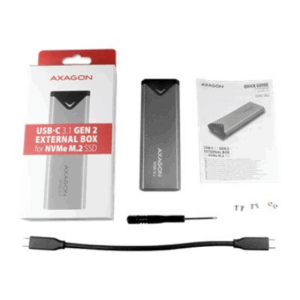 AXAGON EEM2-UG2 external M.2 enclosure, USB-C 3.1, M.2 NVMe SSD - Image 9