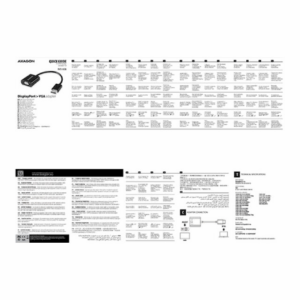 AXAGON RVD-VGN DisplayPort to VGA Adapter, WUXGA - black - Image 13