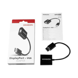 AXAGON RVD-VGN DisplayPort to VGA Adapter, WUXGA - black - Image 9