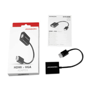 AXAGON RVH-VGN, HDMI to VGA Converter / Adapter, WUXGA - black - Image 9