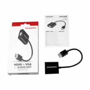 AXAGON RVH-VGAN, HDMI to VGA Converter / Adapter, Full HD, Audio OUT - Image 7