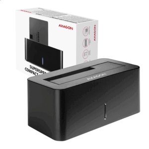 AXAGON ADSA-SN Dockingstation, USB 3.0, 1x 2,5"/3,5" SSD/HDD, SATA 6 - juodos spalvos - Image 11