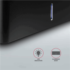 AXAGON ADSA-SN Dockingstation, USB 3.0, 1x 2,5"/3,5" SSD/HDD, SATA 6 - juodos spalvos - Image 9