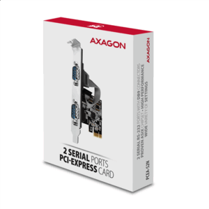 AXAGON PCEA-S2N PCIe-Adapter mit 2x Seriell-Ports - ASIX AX99100 chipset - Image 7