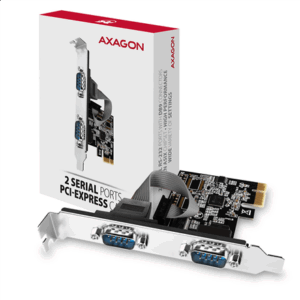 AXAGON PCEA-S2N PCIe-Adapter mit 2x Seriell-Ports - ASIX AX99100 chipset - Image 8