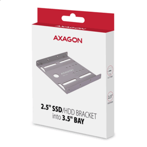 AXAGON RHD-125S mounting frame for 1x 2.5" in 3.5" slot - grey - Image 10