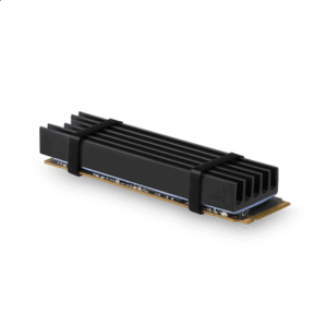 AXAGON CLR-M2L10 passive M.2 SSD heatsink - 2280, 10 mm height, aluminium, juodos spalvos - Image 4