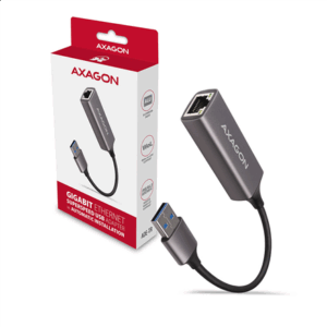 AXAGON ADE-TR Gigabit Ethernet 10/100/1000 Adapter - USB 3.1 Typ A, Titanium Grey - Image 8