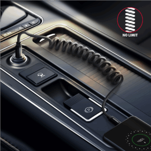 AAXAGON BUCM-CM10TB Twister Cable, USB-C to USB-C 2.0, black - 0.6m - Image 6