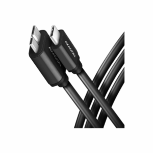 AXAGON BUMM3-CM10AB Cable Micro-B USB to USB-C 3.2 Gen 1, black - 1m - Image 7