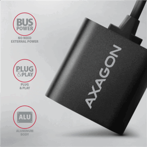 AXAGON ADA-12 USB 2.0, Stereo Audio Mini-Adapter, 15 cm cable length - Image 6