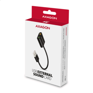 AXAGON ADA-12 USB 2.0, Stereo Audio Mini-Adapter, 15 cm cable length - Image 8
