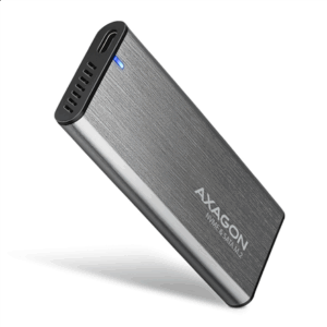 AXAGON EEM2-SG2 RAW BOX external enclosure for M.2 SSDs USB-C 3.2 Gen 2 - silver - Image 3