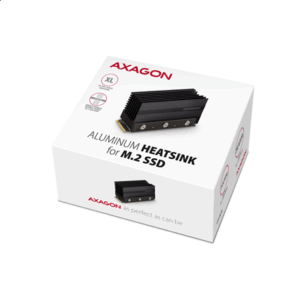 AXAGON CLR-M2XL passive - M.2 SSD, 2280 - Aluminium heat spreader with cooling fins - Image 8