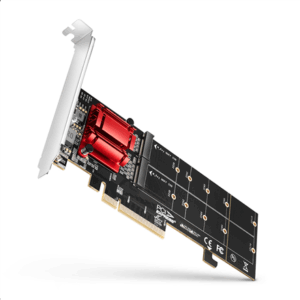 AXAGON PCEM2-ND PCIe adapter for two M.2 SSDs - Image 3