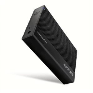 AXAGON EE35-GTR USB-C 3.2 Gen 1 - SATA 6G, 3.5" external hard drive enclosure, grooved - black - Image 3