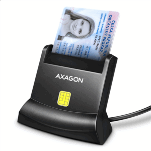AXAGON CRE-SM4N USB Smart Card StandReader - Image 3