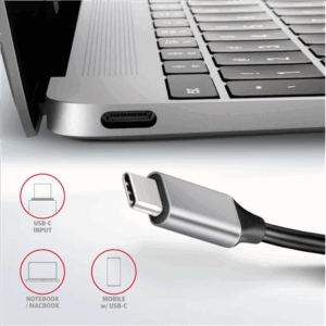 AXAGON HMC-HCR3A USB-Hub, 3x USB-A + HDMI + SD/microSD, USB-C 3.2 Gen 1, 20 cm USB-C-kabelis - Image 8