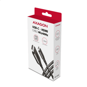 AXAGON RVC-HI2MC USB-C to HDMI 2.0 Adapter, 4K/60Hz, Aluminium - 1.8 m - Image 12