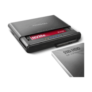 AXAGON ADSA-CC USB-C 10Gbps - NVMe M.2 SSD & SATA 2.5"/3.5" SSD/HDD CLONE MASTER 2 - Image 3