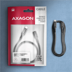 AXAGON BUCM32-CF15AB Extension Cable, USB-C to USB-C 3.2 Gen 2, 1.5m, 20 Gbps - Aluminium - Image 8