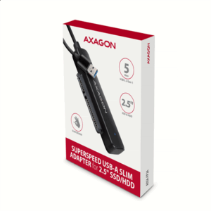 AXAGON ADSA-FP2A USB3.2 Gen1 - SATA 6G 2.5" HDD/SSD FASTPort2 Adapter - Image 9