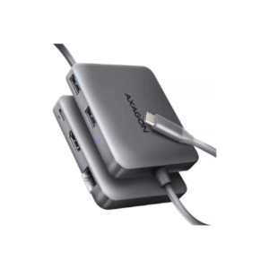 AXAGON HMC-5HL 2x USB-A, HDMI, LAN, USB 3.2 Gen 1 hub, PD 100W - pilkos spalvos - Image 8