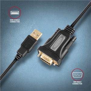 AXAGON ADS-1PQN Adapter Cable, RS-232 COM Port to USB 2.0 - FT232RL Chip - Image 4