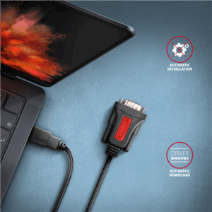 AXAGON ADS-1PSN adapter cable, RS-232 COM port to USB 2.0 - PL2303GT chip - Image 6