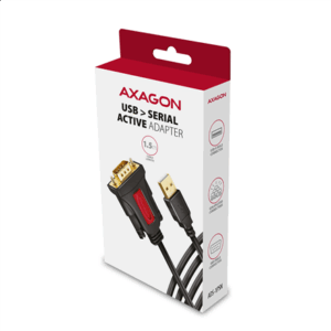 AXAGON ADS-1PSN adapter cable, RS-232 COM port to USB 2.0 - PL2303GT chip - Image 9