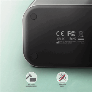 AXAGON ADSA-DC USB3.2 Gen1 - 2x SATA 6G CLONE DUAL HDD Dock Station ASMedia - Image 10