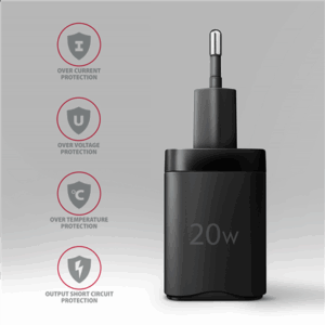 AXAGON ACU-PQ20 wall charger QC3.0/AFC/FCP + PD type-C, 20 W - black - Image 7