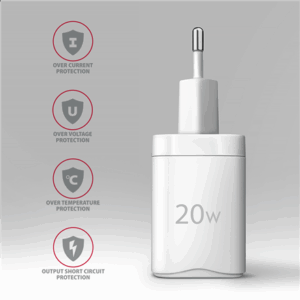 AXAGON ACU-PQ20W wall charger QC3.0/AFC/FCP + PD type-C, 20 W - white - Image 7