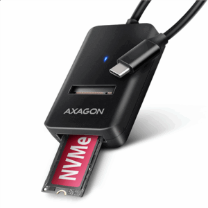 AXAGON ADM2-CM M.2-Adapter, USB-C 3.2 Gen2 -  NVMe / SATA SSD - Image 3