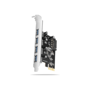 AXAGON PCEU-430RS expansion card, PCIe 4.0 x1, 4x USB 3.0 - juodos spalvos - Image 9