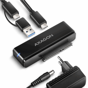 AXAGON ADSA-FPX FastPortX SATA to USB-C 3.1 Adapter - Black - Image 3